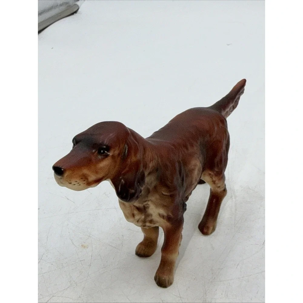 English Setter Dog Porcelain Figurine Marked #1260 Japan Great Condition